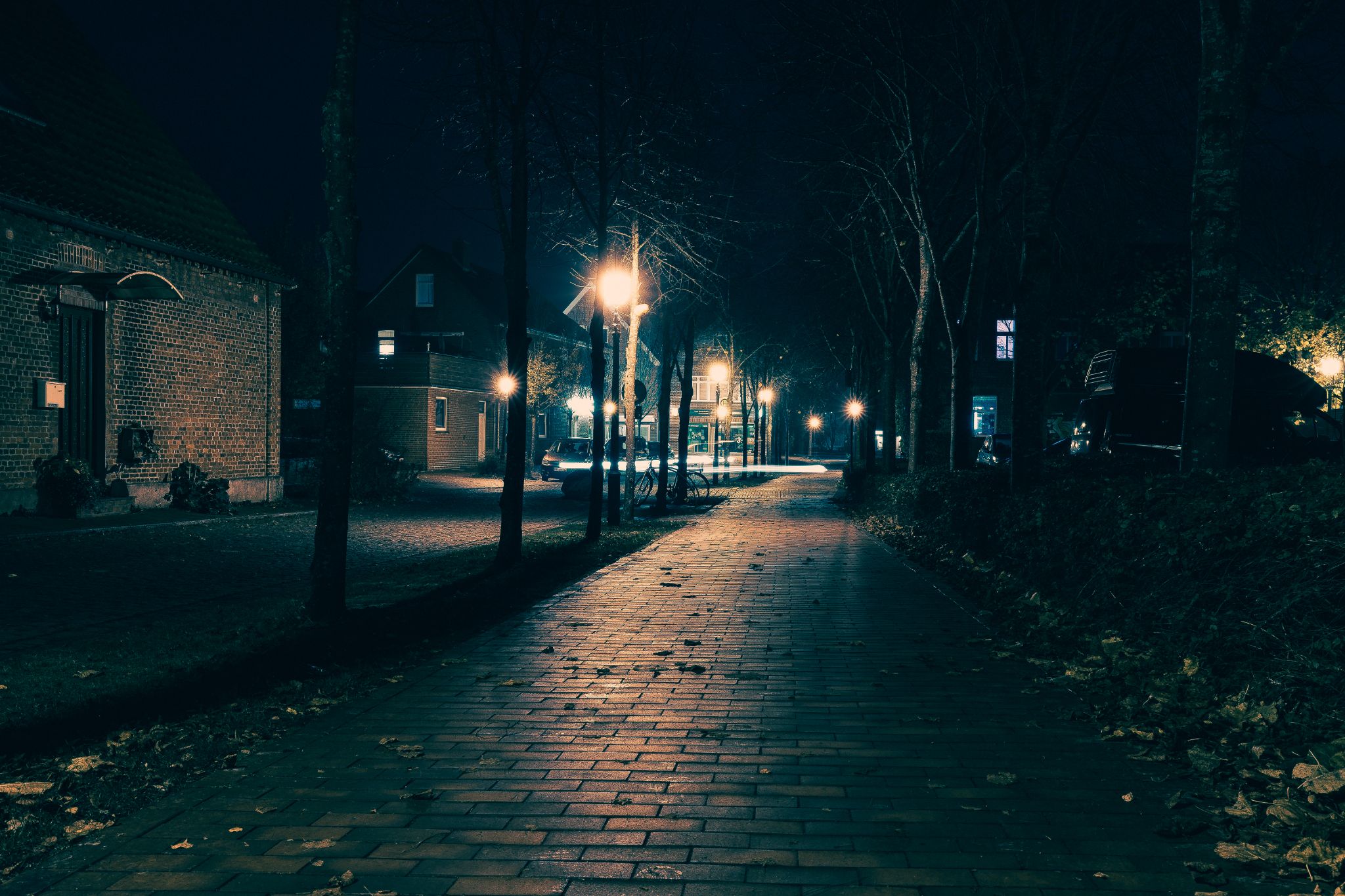 Otterndorf bei Nacht